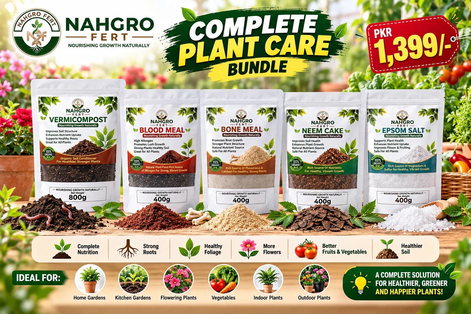 NAHGRO Complete Plant Care Bundle